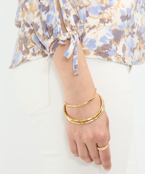 Blusa Estampado Floral de Manchas