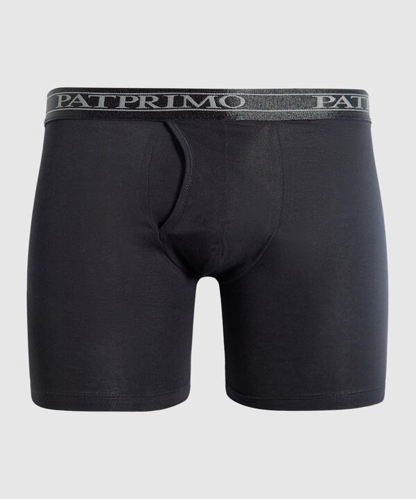 Boxer Para Hombre Con Bragueta Funcional En Lycra-Algodón image number null