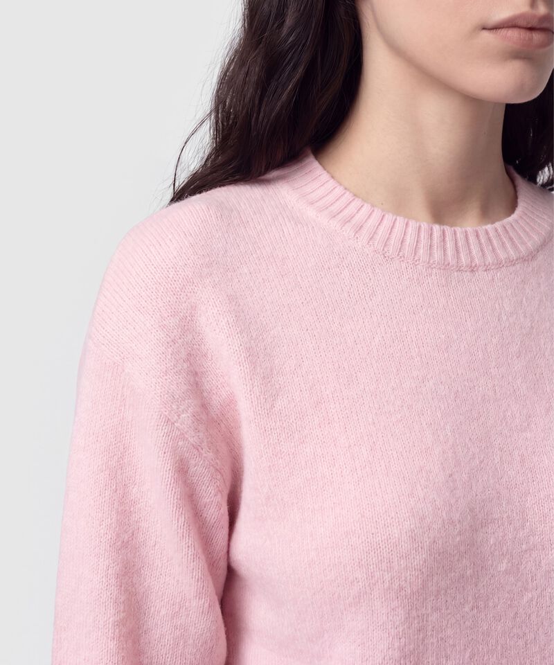Saco Tejido Cuello Redondo Mujer