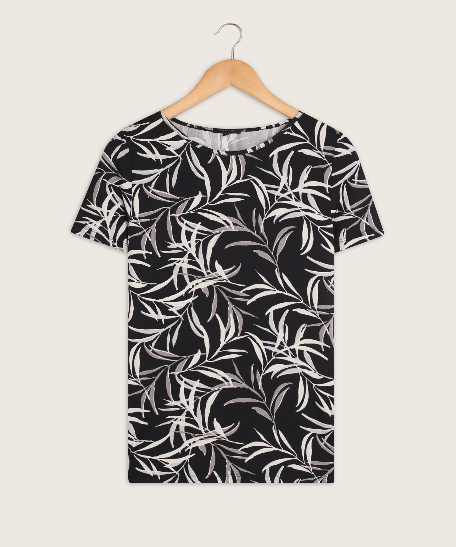 Camiseta manga corta estampada