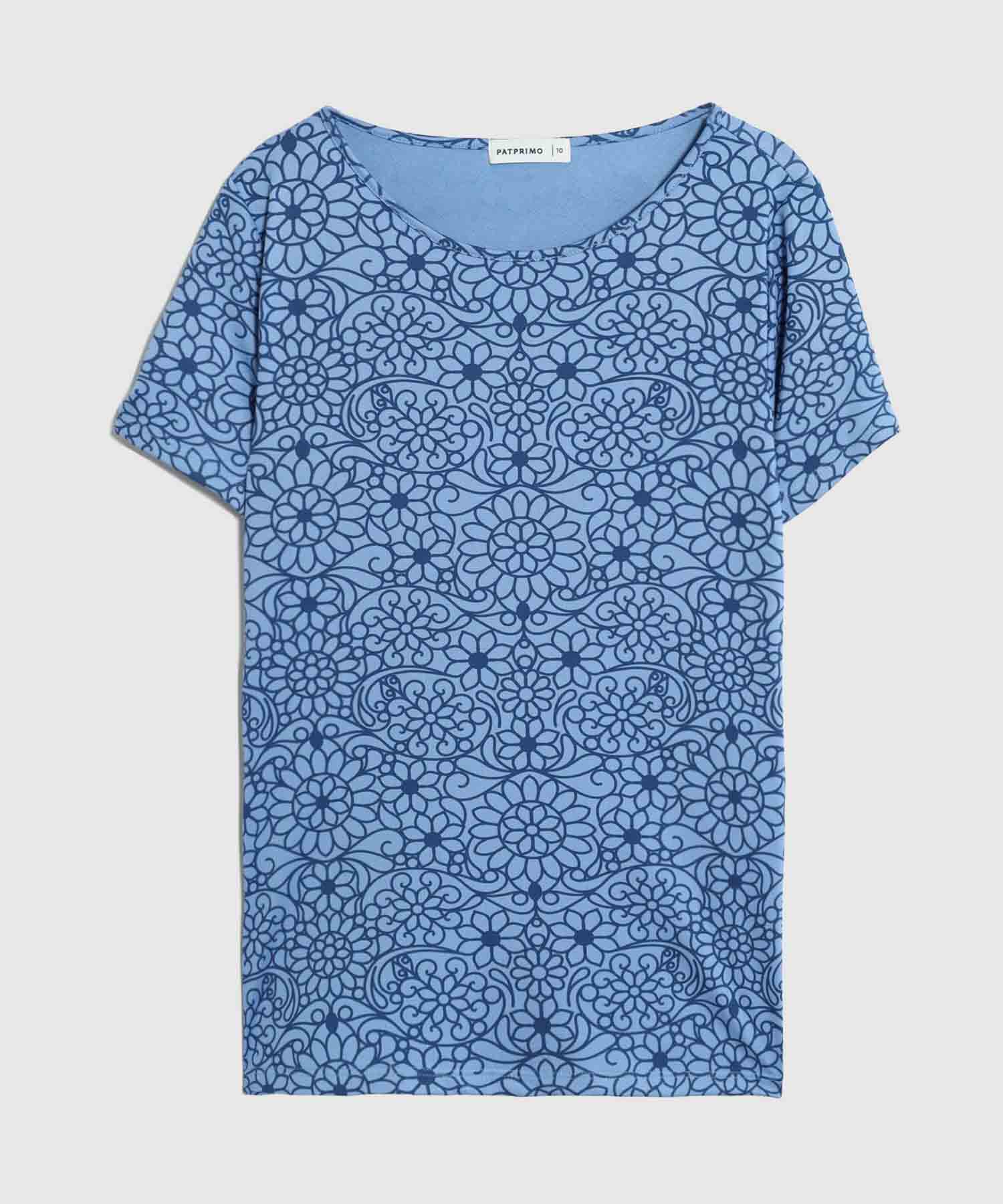 Camiseta Estampada Manga Corta 
