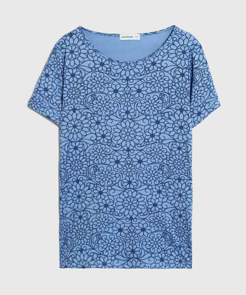Camiseta Estampada Manga Corta 
