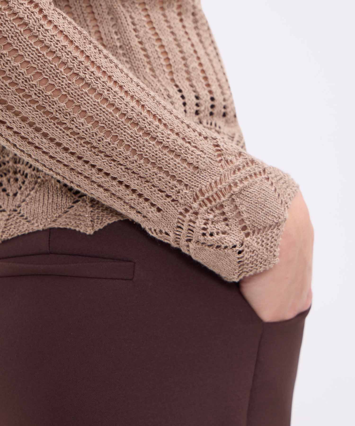 Saco unicolor para mujer