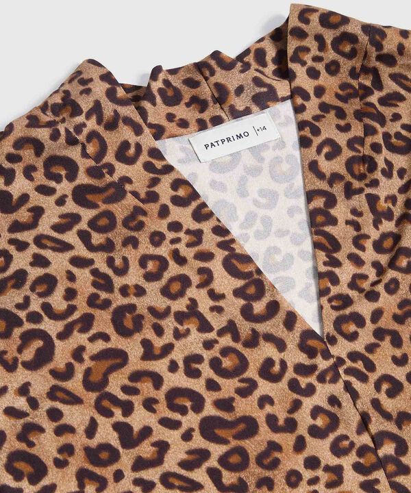 Blusa animal print para mujer curvy image number null
