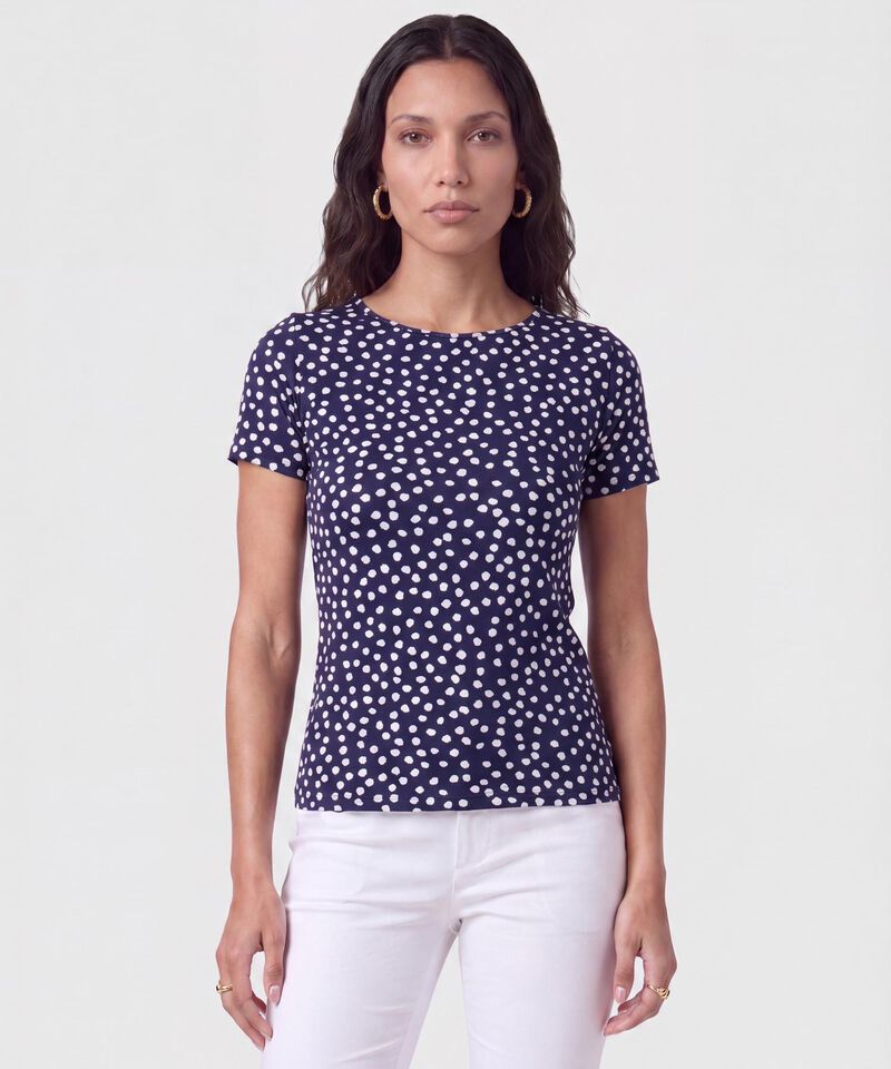 Camiseta manga corta estampada