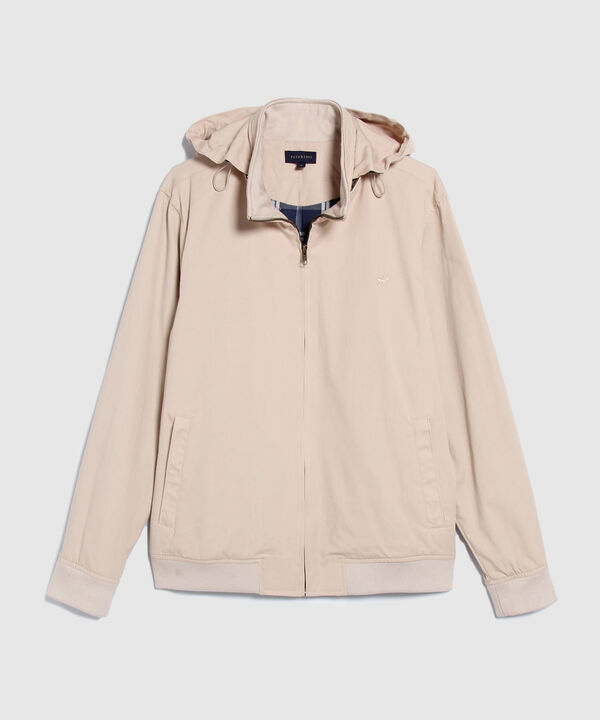 Chaqueta Cuello Alto Forrada