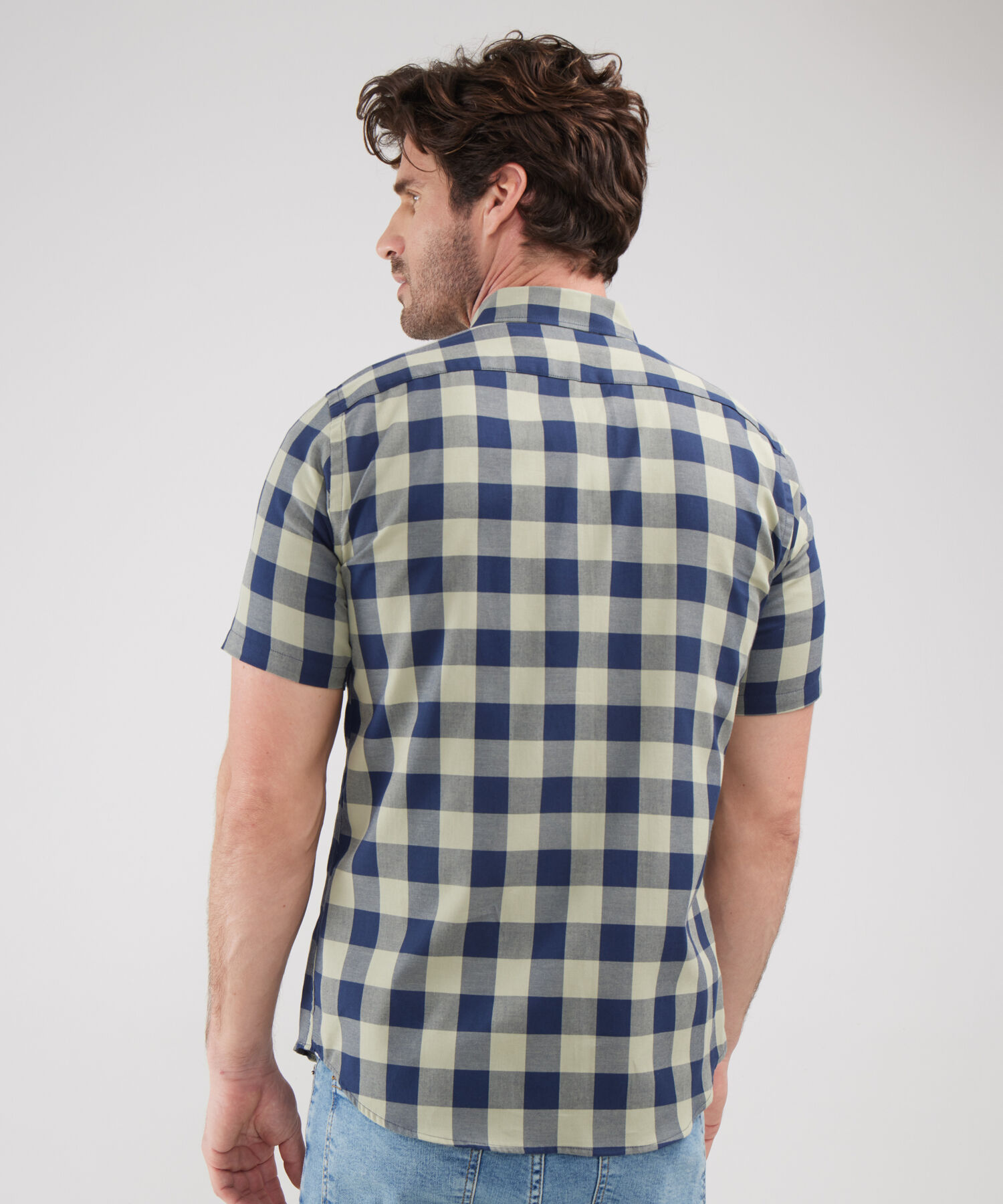 Camisa Manga Corta Preteñido