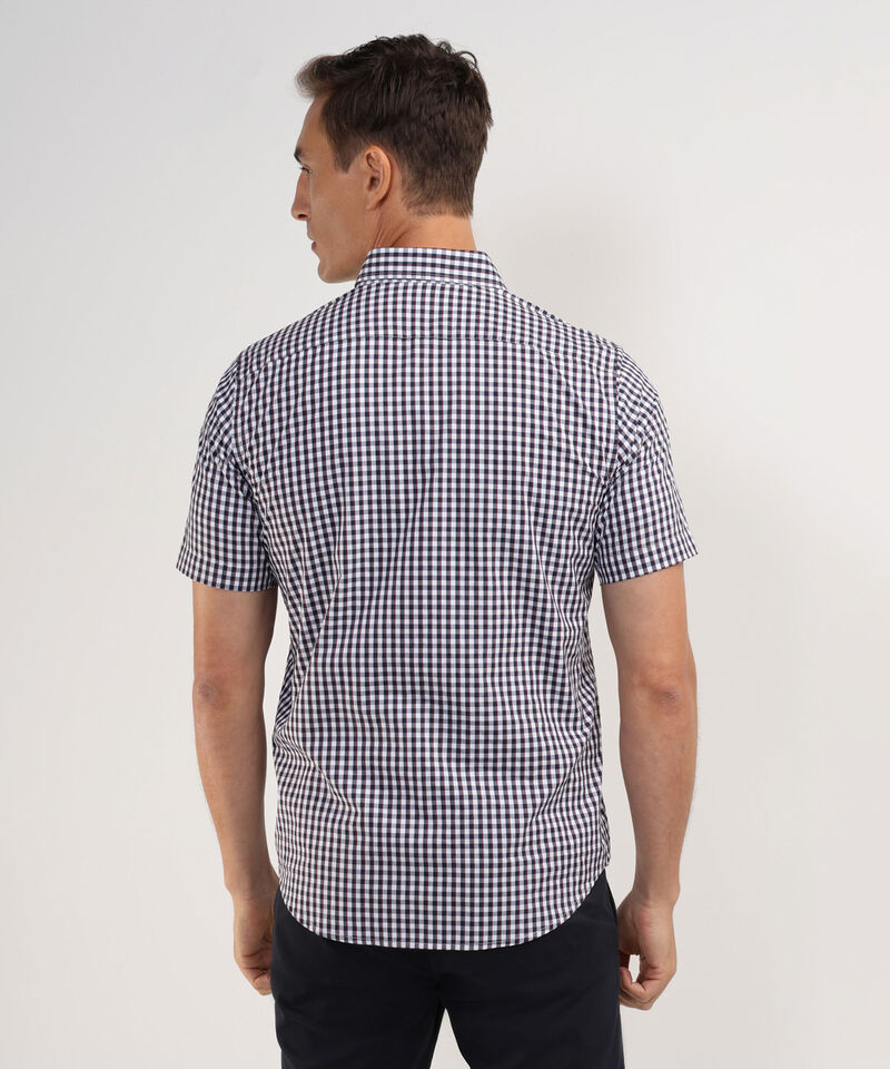 Camisa Manga Corta Preteñida Regular Fit