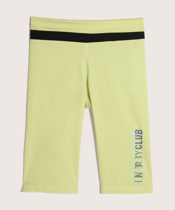 Leggings Corto Con Cortes image number null