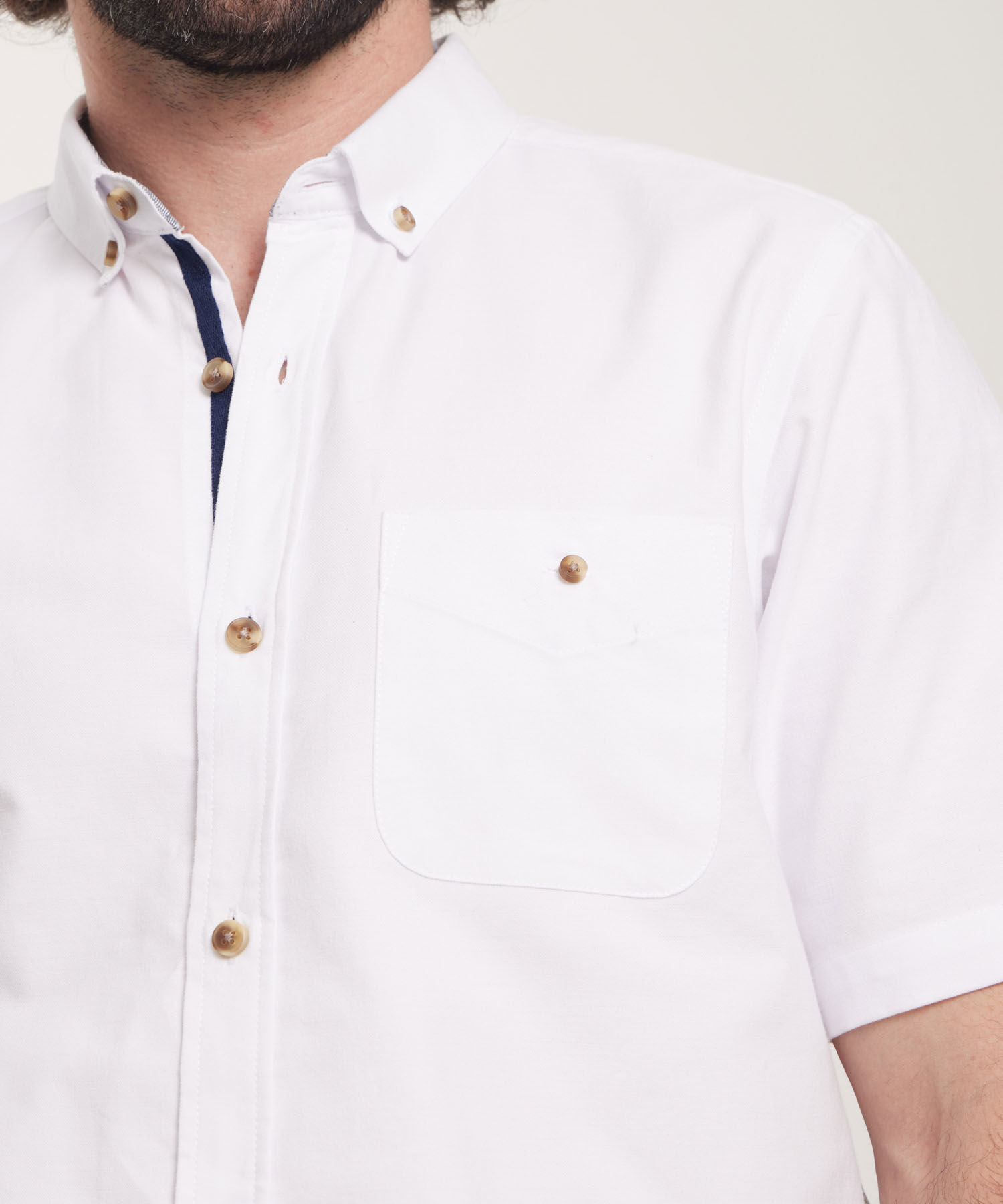 Camisa Manga Corta Button Down