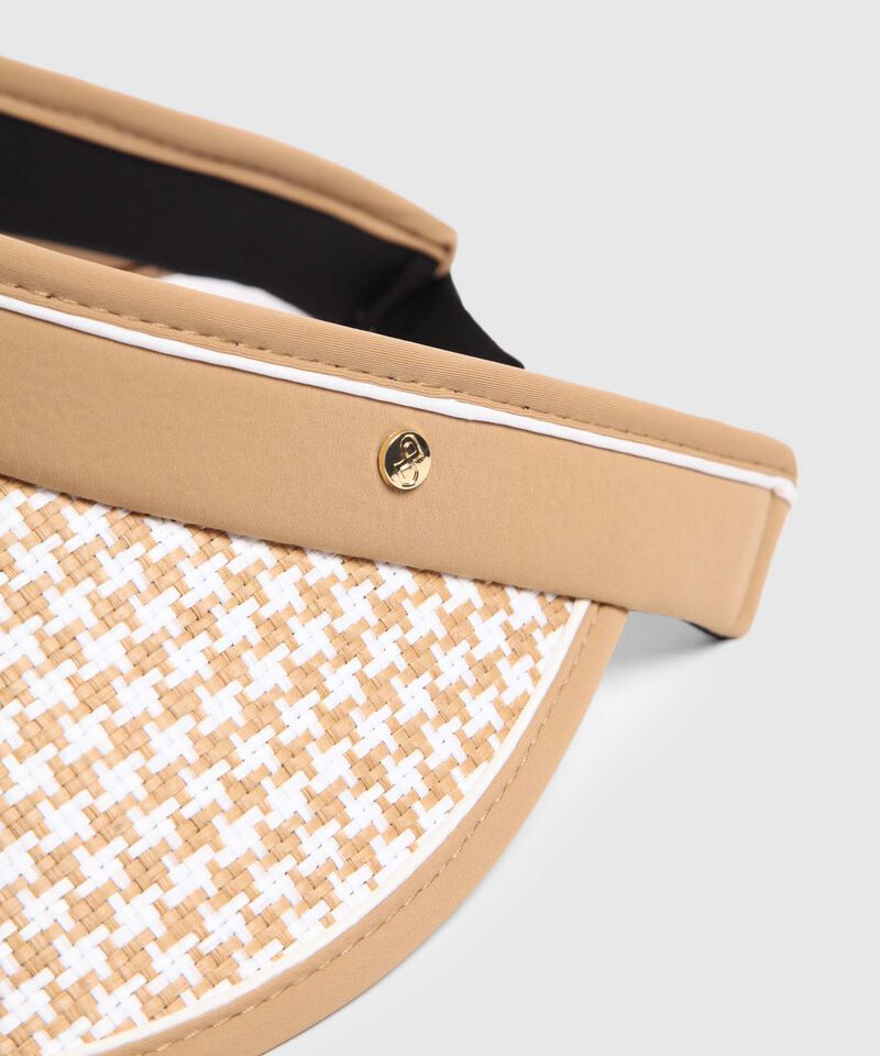 Visera Ala Ancha Pata De Gallo Estampado Mujer