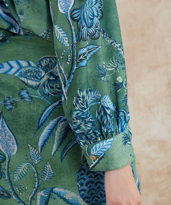 Camisa Manga Larga Estampada