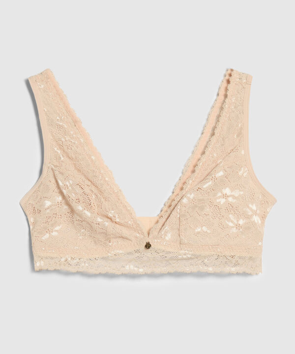 Bralette-Escote-V-Con-Encaje-Y-Microfibra image number null
