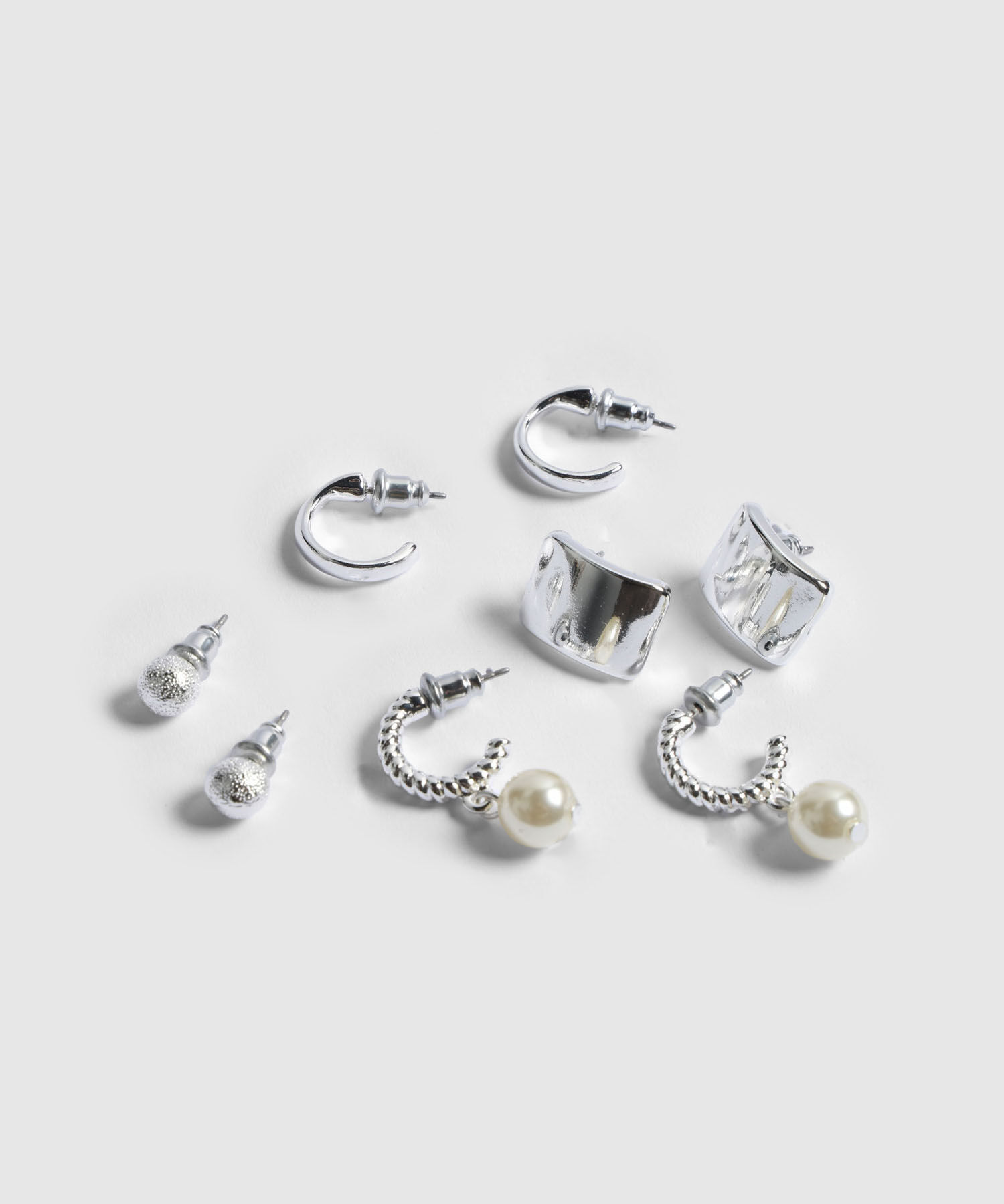 Aretes Plateados