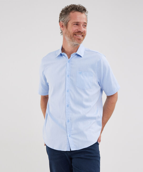 Camisa Manga Corta Con Bolsillo