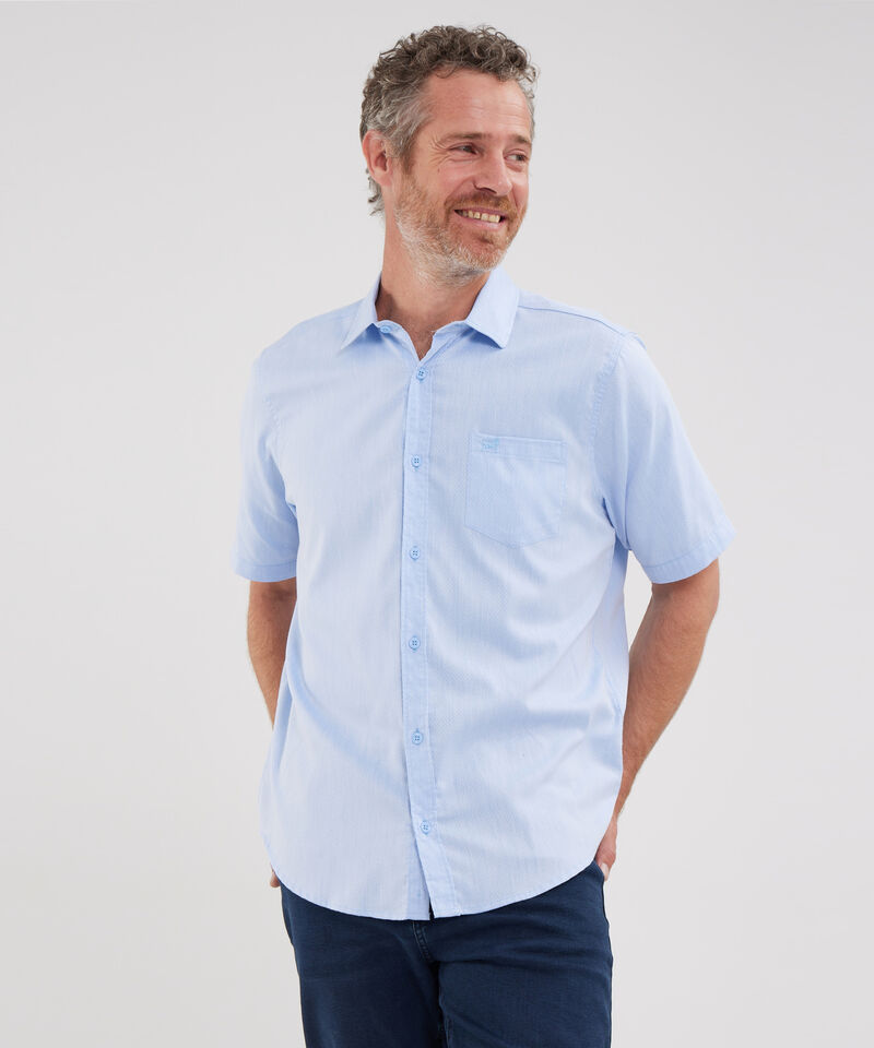 Camisa Manga Corta Con Bolsillo