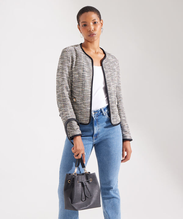Chaqueta Tipo Chanel en Jacquard
