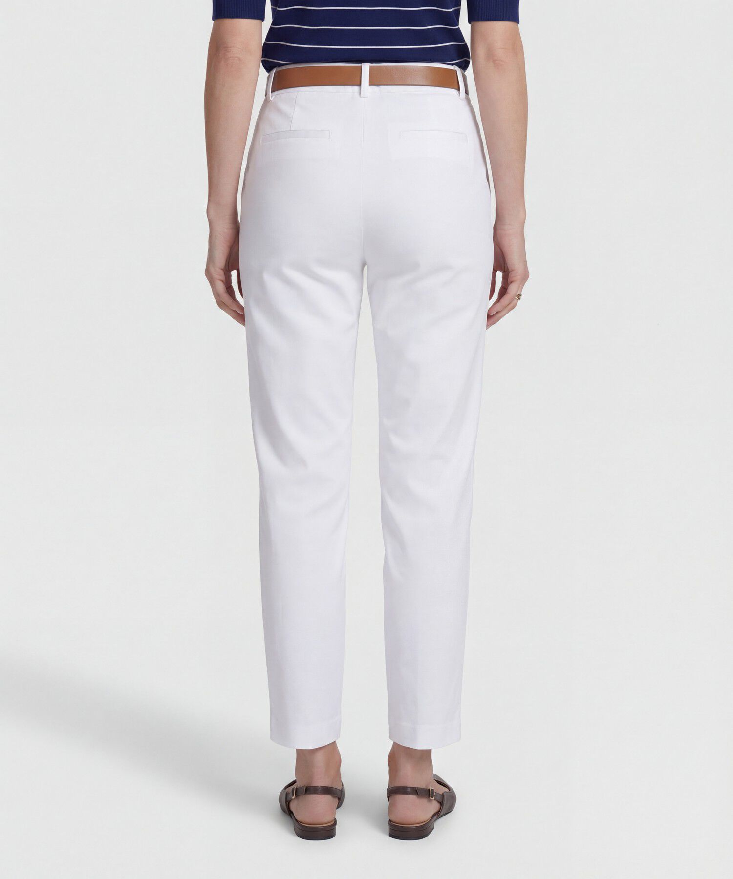 Pantal&oacute;n Unicolor Tipo Chino Para Mujer