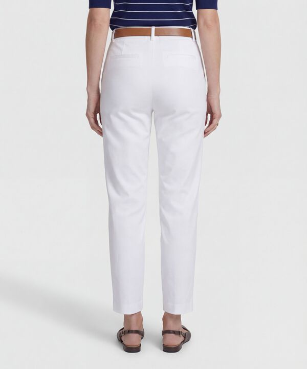 Pantal&oacute;n Unicolor Tipo Chino Para Mujer