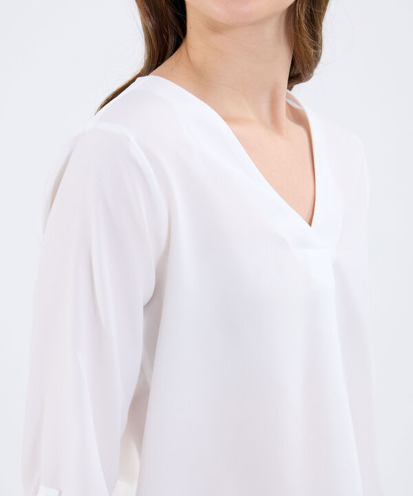 Blusa Manga ¾ Unicolor image number null