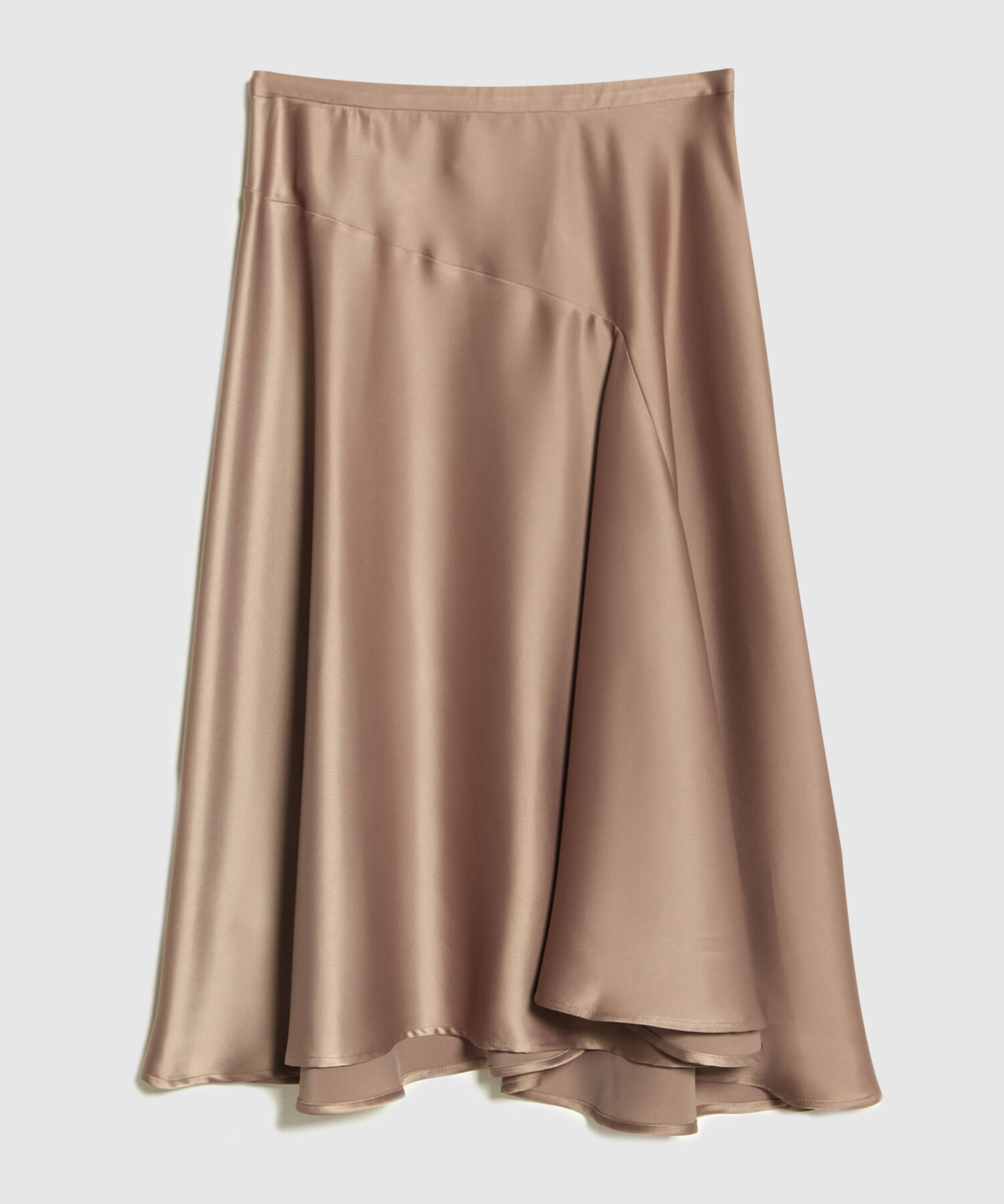 Falda Unicolor Midi