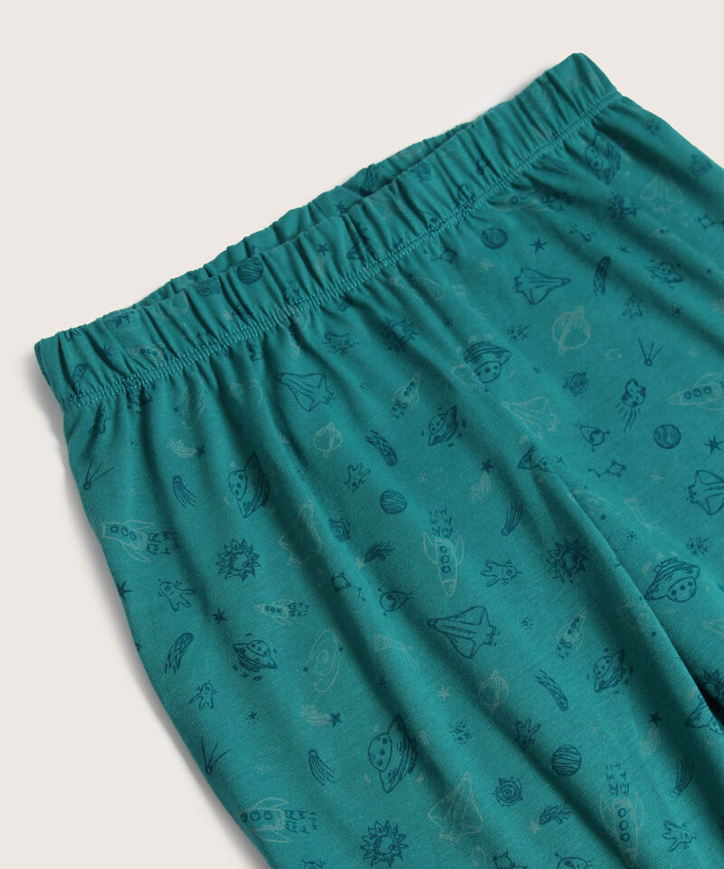 Pijama Set Camiseta Estampada