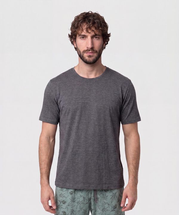 Conjunto Pijama Camiseta Cuello Redondo Con Patantalon Estampado Para Hombre