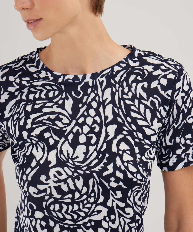 Camiseta Manga Corta Cuello Redondo Estampada