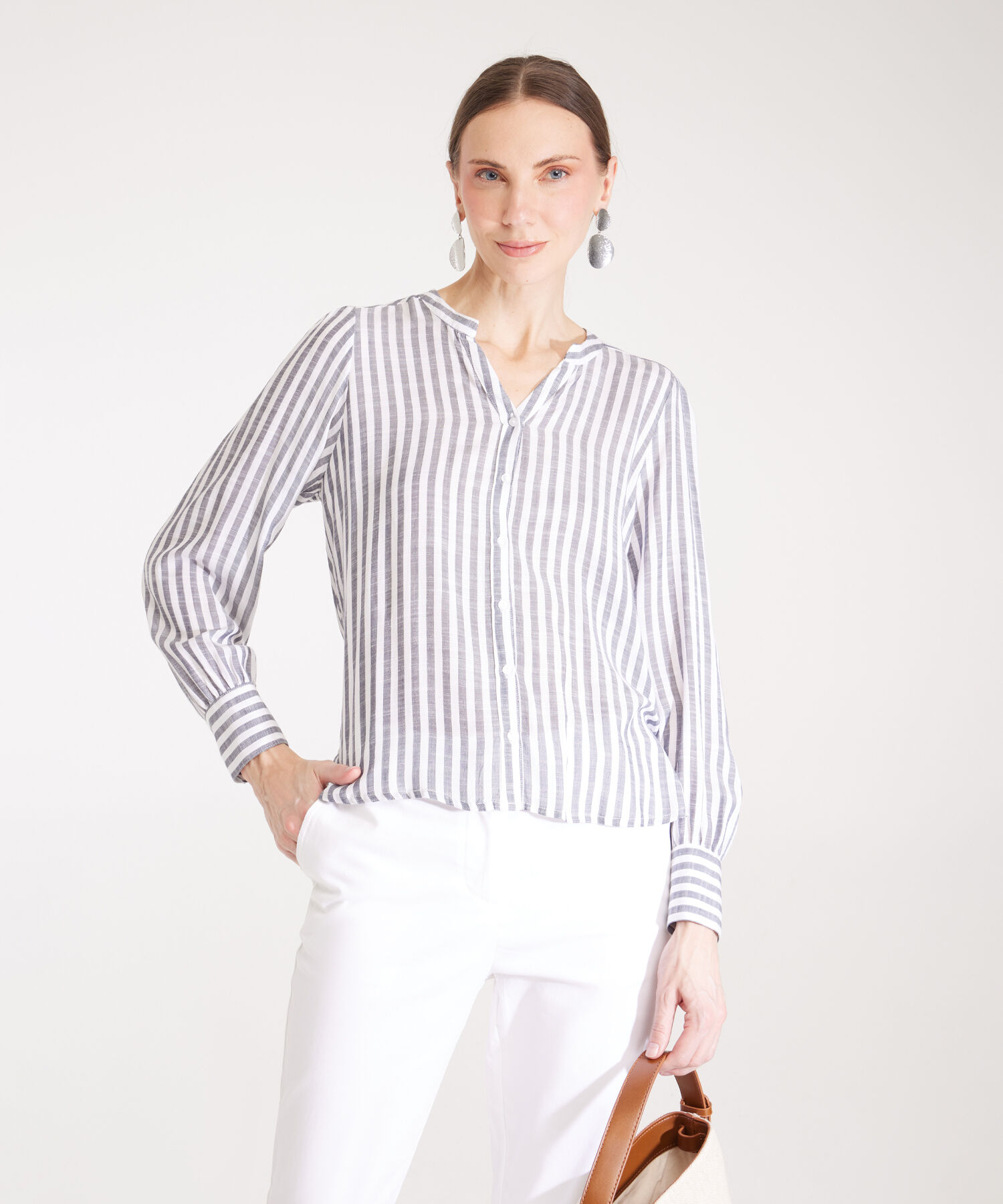 Blusa Preteñida Manga Larga