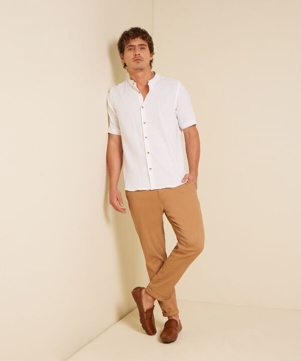 Camisa Manga Corta Cuello Neru