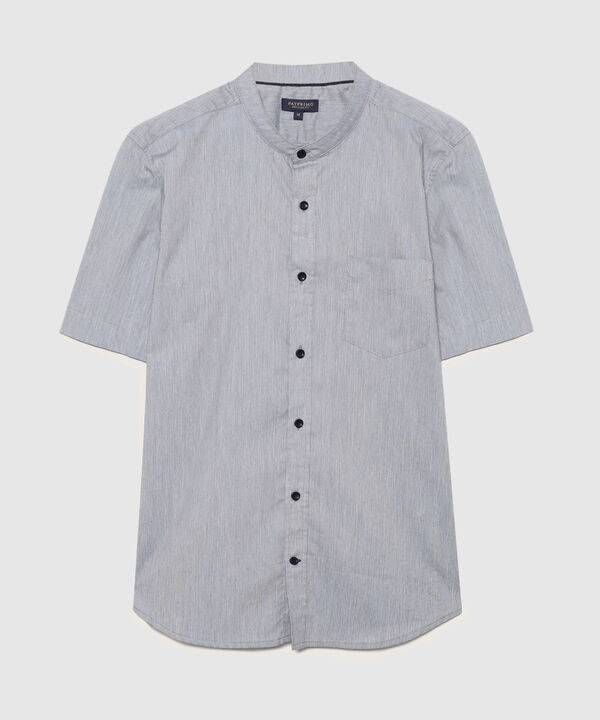 Camisa Manga Corta con Cuello Neru