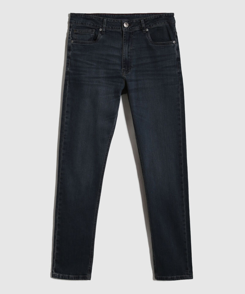 Jean Jean Skinny Masculino Tono Azul Oscuro