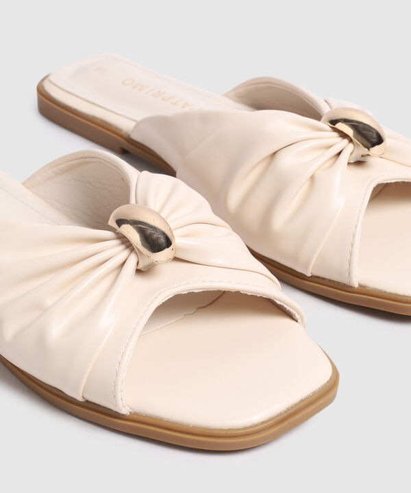 Sandalias Planas Con Detalle De Nudo Para Mujer image number null
