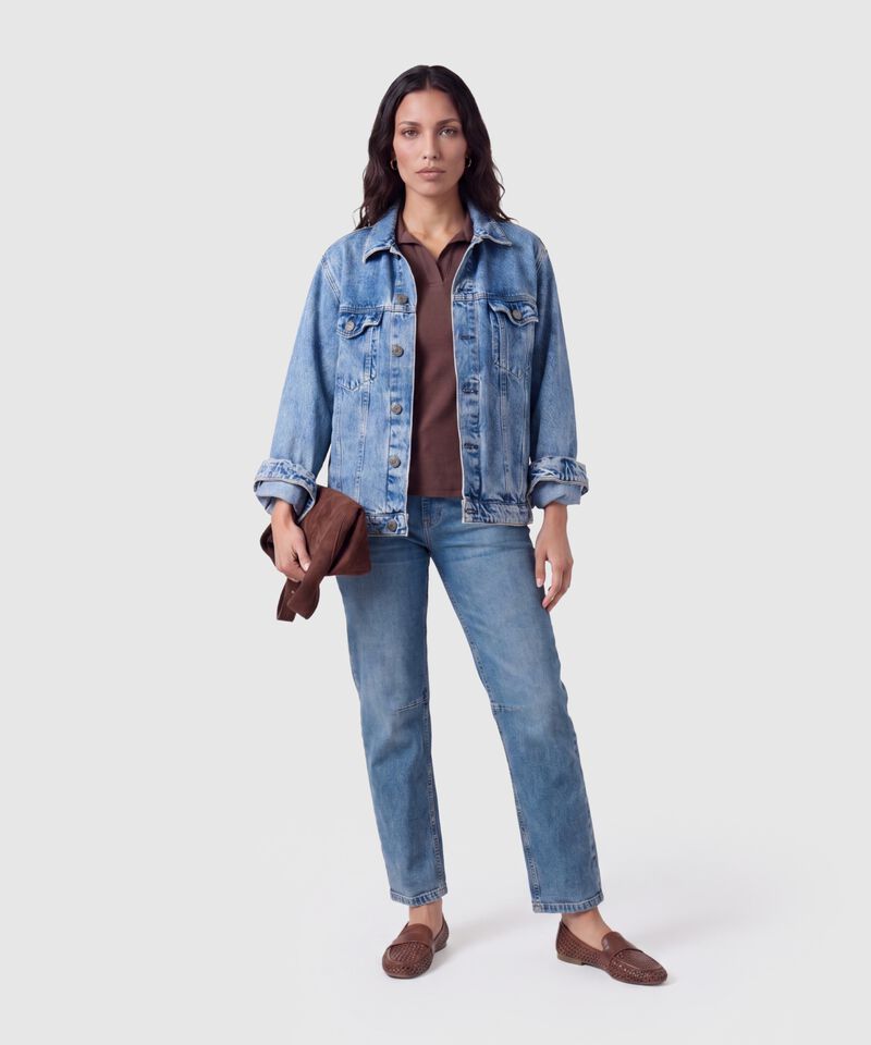 Polo Cl&aacute;sico Cuello En V Para Mujer