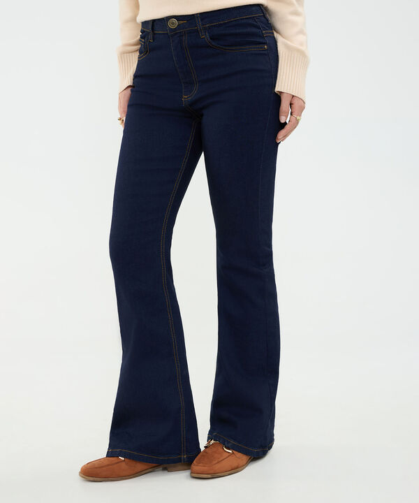 Jeans Flare Tono Oscuro image number null