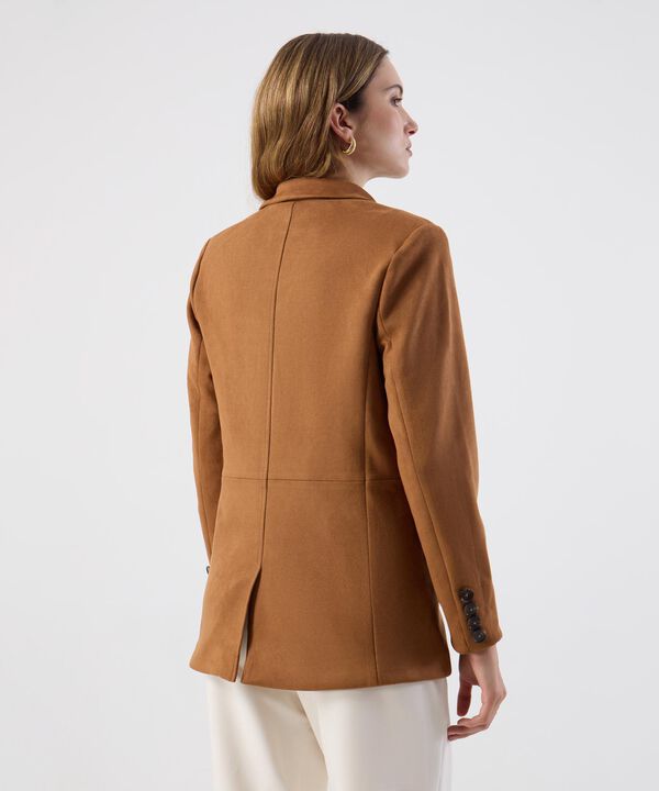 Chaqueta Tip Blazer Cl&aacute;sico Para Mujer