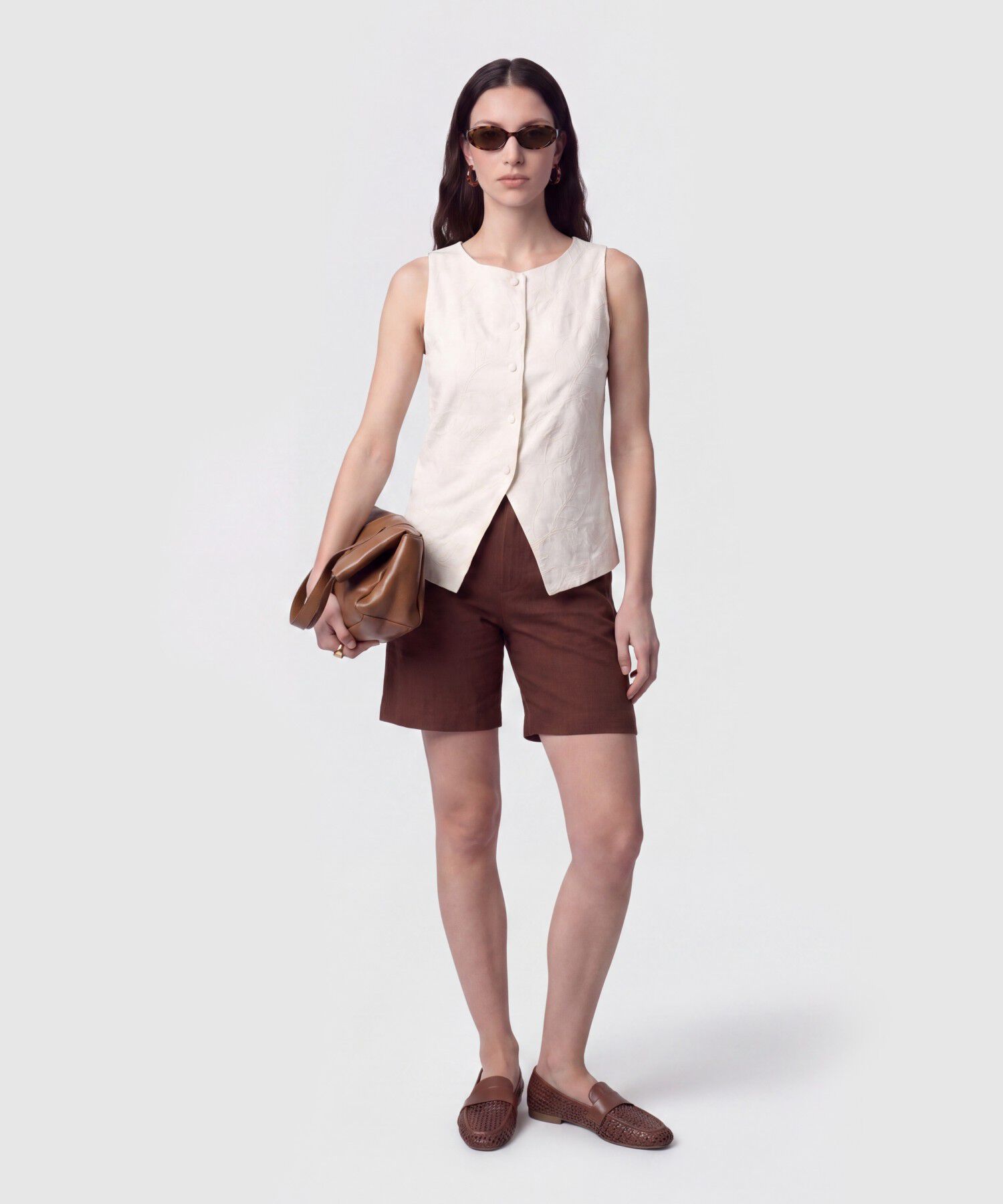 Bermuda Sastrera Para Mujer