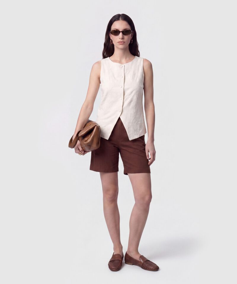 Bermuda Sastrera Para Mujer