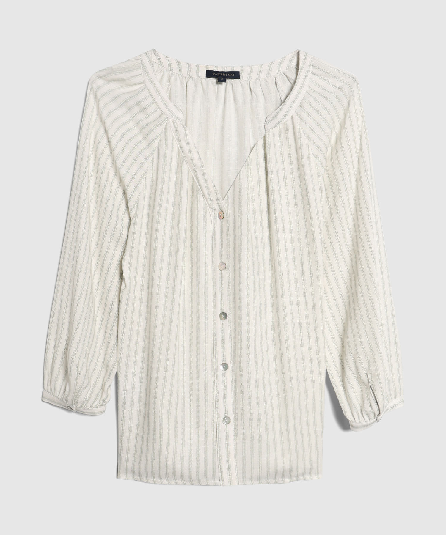 Blusa Manga Tres Cuartos Cuello Neru Estampada