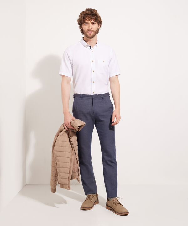 Pantalón Chino Con Detalles De Pretina image number null