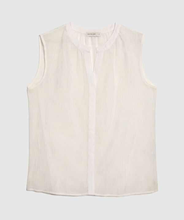 Blusa Cuello Mao image number null