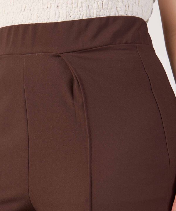 Pantalon Clasico Unicolor Para Mujer Curvy image number null