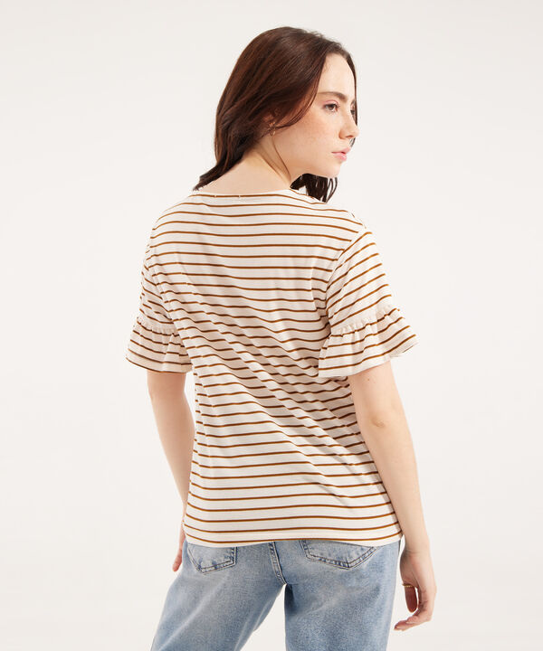 Camiseta Manga Corta a Rayas