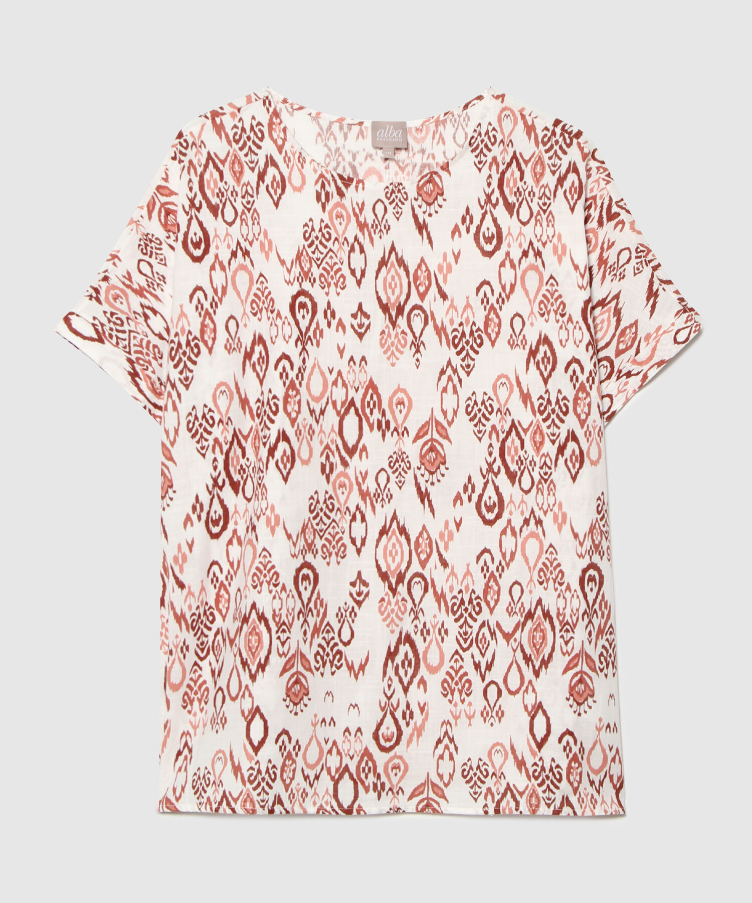 Blusa Estampada en Lino