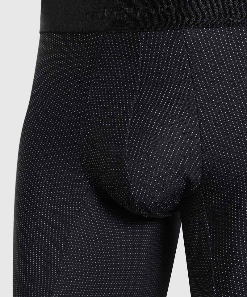 B&oacute;xer Medio Con Micropuntos Para Hombre