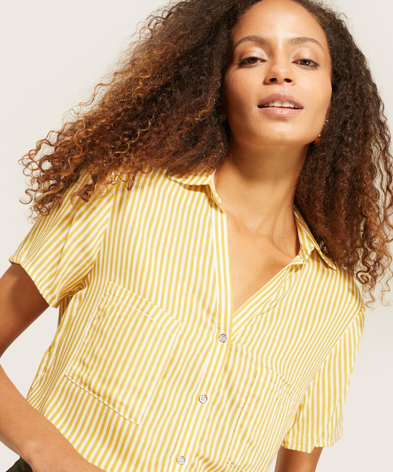 Camisa Manga Corta a Rayas
