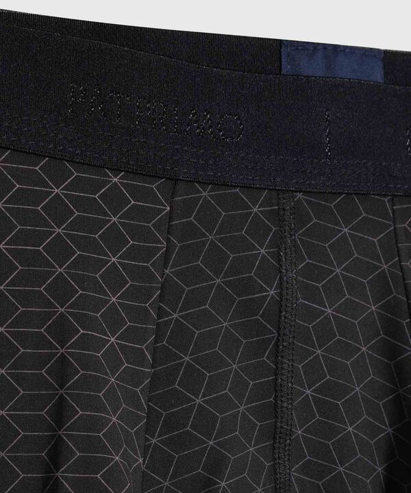 B&oacute;xer Medio Con Estampado Para Hombre