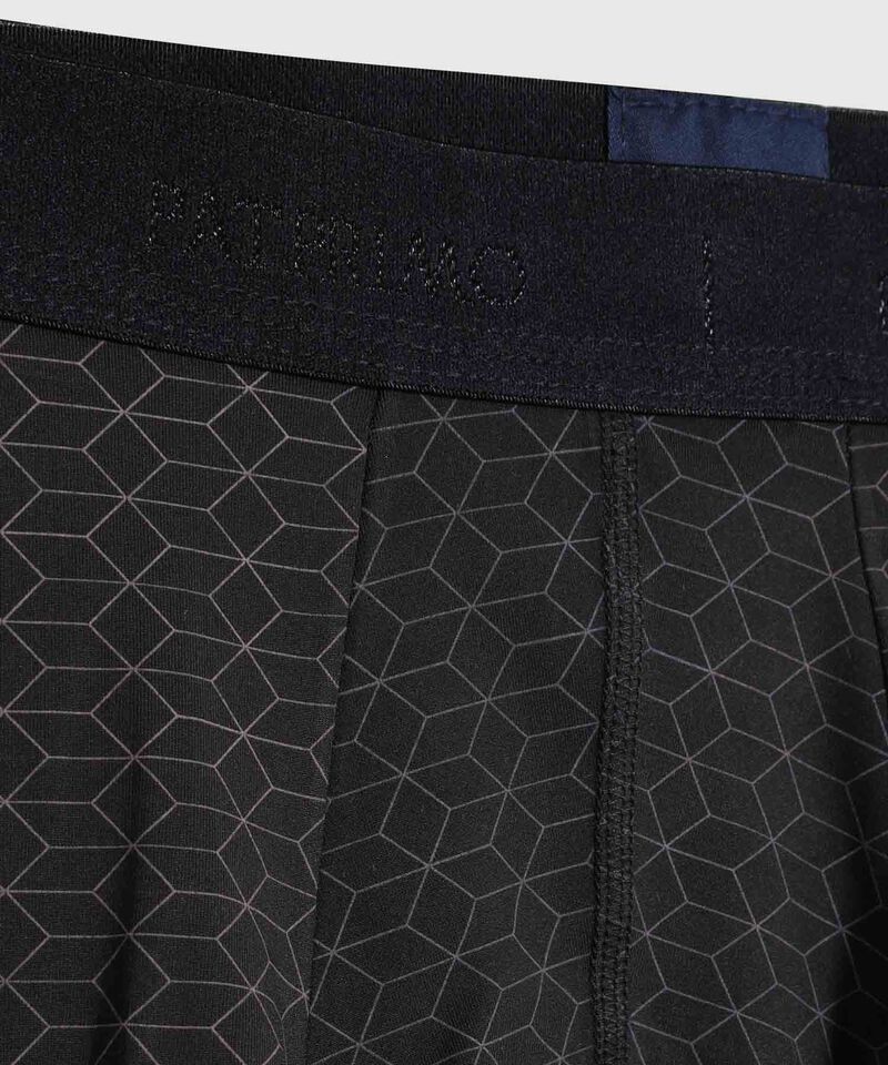 B&oacute;xer Medio Con Estampado Para Hombre