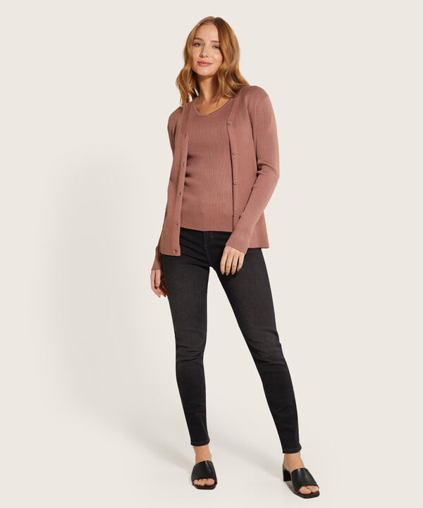 Saco Abierto Con Camisilla Interna