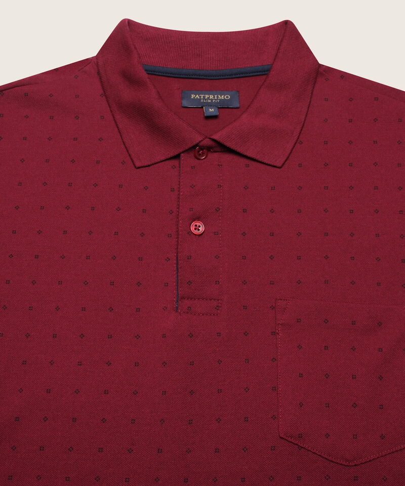 Polo Corte Slim Fit Blanco